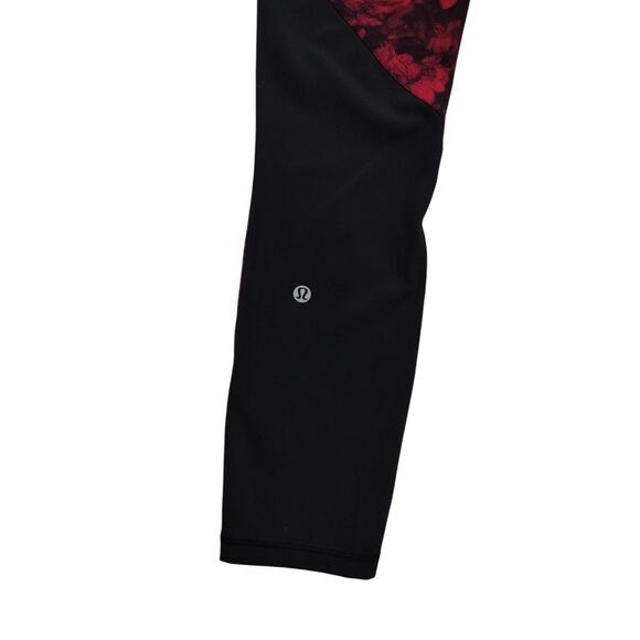 Lululemon women Train Times Fast Pace Special Edition 25" black leggings Size 6 - Picture 9 of 12